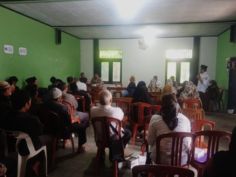 Babinsa Koramil 16/Pejawaran Hadiri Sosialisasi Pendaftaran Tanah Sistematis Lengkap 