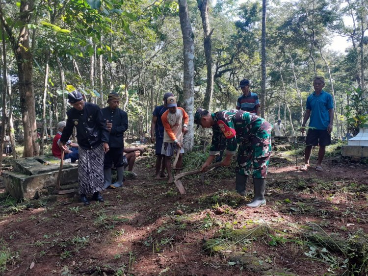 Tradisi Nyadran Bersih Desa Babinsa Susukan Turut Meriahkan