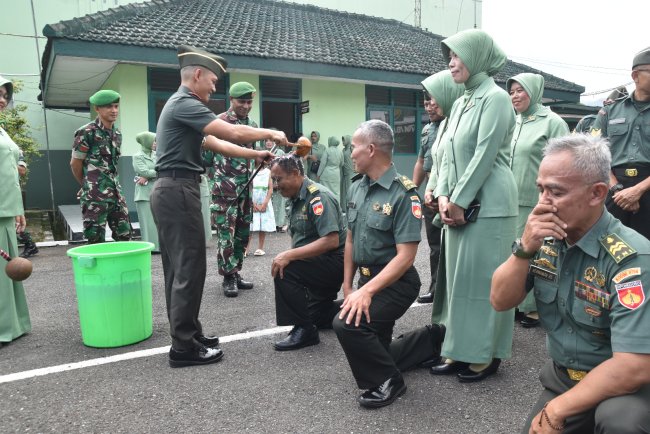 Dandim 0704 Banjarnegara Memimpin Langsung Acara Korp Raport dan Kenaikan Pangkat