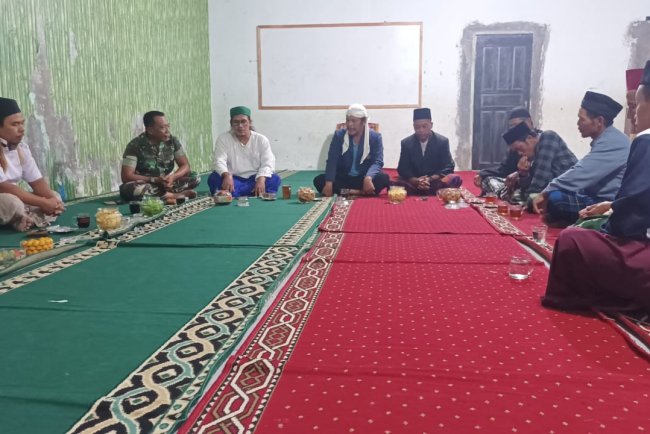 Danramil Kunjungi Pondok Pesantren Jalin Silaturahmi dengan Tokoh Agama