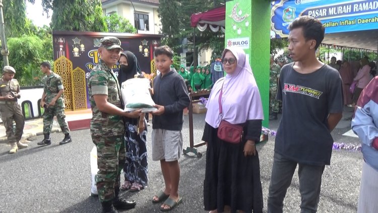 Bazar Murah TNI Meriahkan Idul Fitri 1445 Upaya Kesejahteraan Prajurit dan Masyarakat