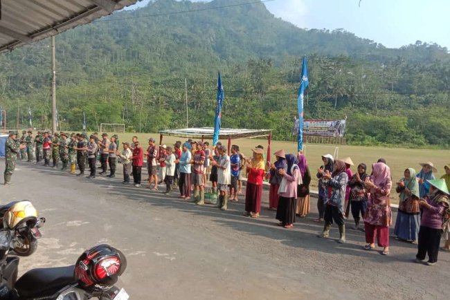 Danramil 13 Banjarmangu Memimpin TMMD Reguler ke-120 di Banjarnegara
