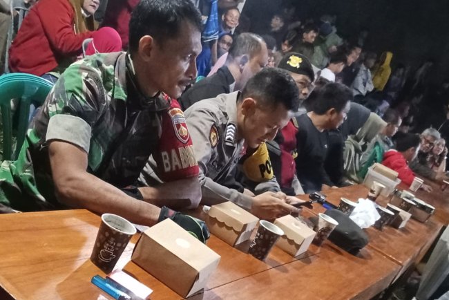 Babinsa Laksanakan PAM Hiburan Kudalumping 