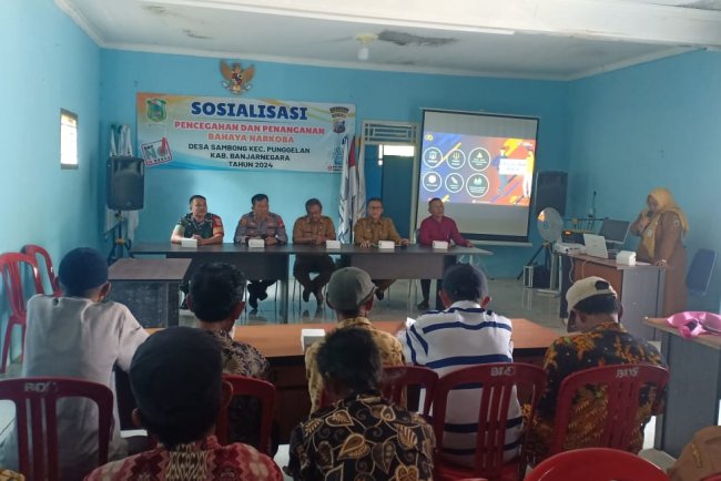 Babinsa  Hadiri Sosialisasi Pencegahan dan penyalahgunaan Narkoba