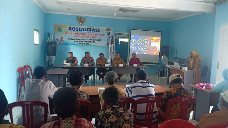 Babinsa  Hadiri Sosialisasi Pencegahan dan penyalahgunaan Narkoba