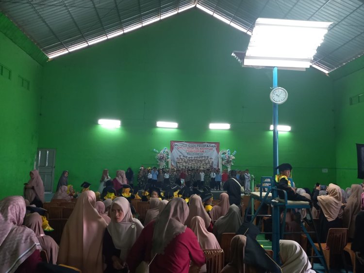 Babinsa Koramil 16/Pejawaran Hadiri Pelepasan/Perpisahan Anak Didik BA Aisyiyah