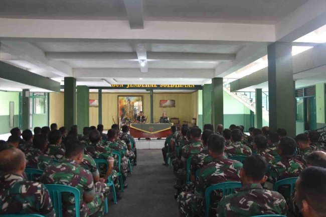 Dandim Banjarnegara Gelar Jam Komandan, Ajak Prajurit Jauhi Judi Online