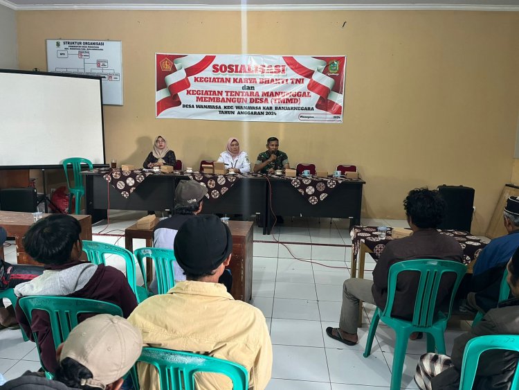 Danramil Berikan Sosialisasi Kegiatan Karya Bhakti dan TMMD