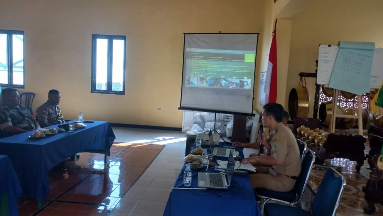 Babinsa Cendana Hadiri Zoom Meeting Verifikasi Program Kampung Iklim