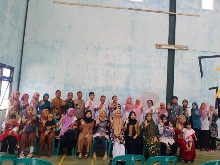 Danposramil Hadiri Kegiatan Sosialisasi tentang Gizi Balita dan monitoring Stunting 