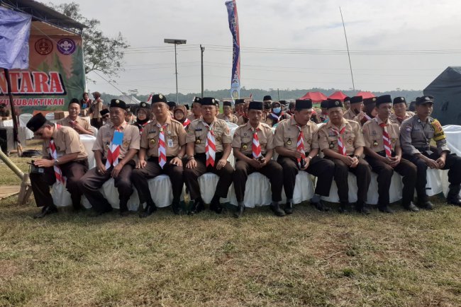 Danramil 09/Susukan Hadiri Pembukaan Jambore Kwaran Kecamatan Susukan