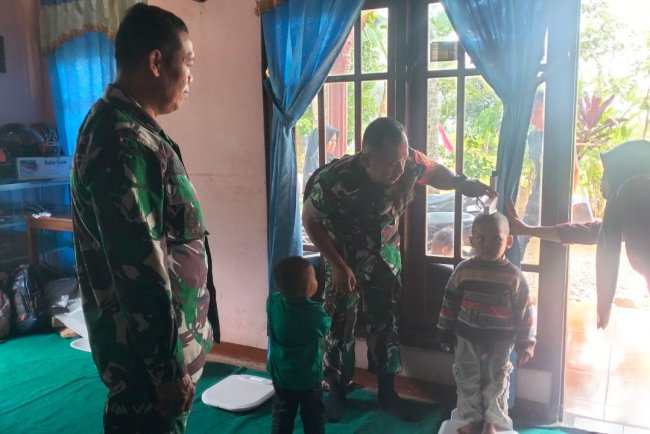Danramil 07 Mandiraja Pimpin Langsung Pendampingan
