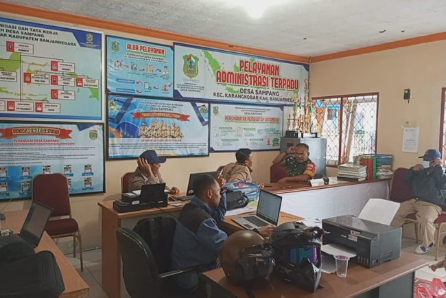 Pererat Silaturahim Babinsa Jalin Komsos Dengan Perangkat Desa Sampang