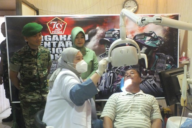 Kodim 0704 Banjarnegara Gelar Rangkaian Kegiatan Sosial Peringati HUT TNI Ke-79