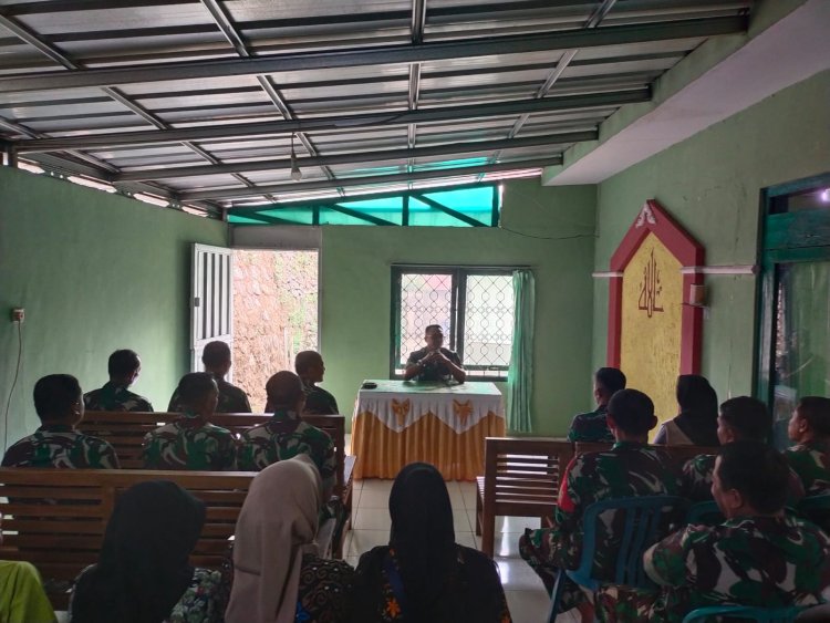 DANRAMIL 13/BANJARMANGU LEPAS ANGGOTA YANG PURNA TUGAS