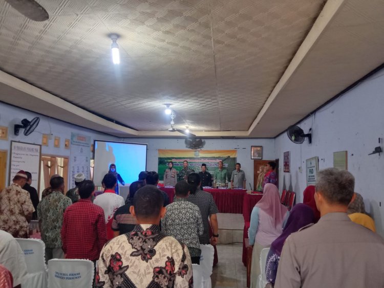 Babinsa Koramil 14/Madukara Hadiri Musdes  RKP Desa Pekauman 