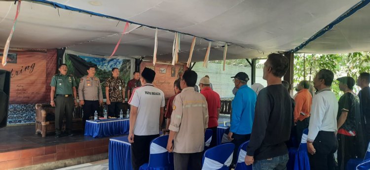 Danramil 12/ Sigaluh Hadiri Rapat Evaluasi Dan Pembubaran Panitia HUT RI ke-79 