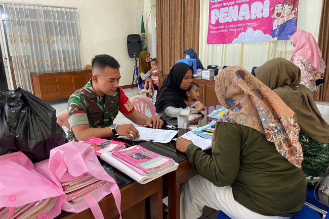 Pendampingan Posyandu, Sekaligus Sarana Komsos Seorang Babinsa