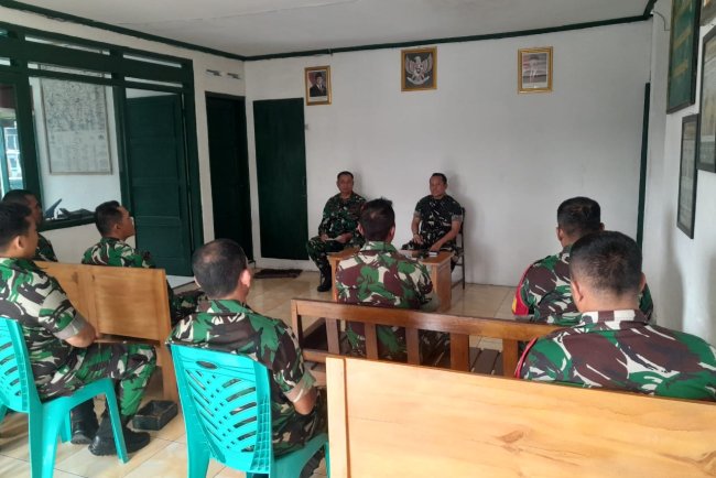 Melalui Jamdan, Kapten Inf Haryitno Tekankan Kedisiplinan Kepada Seluruh Babinsa