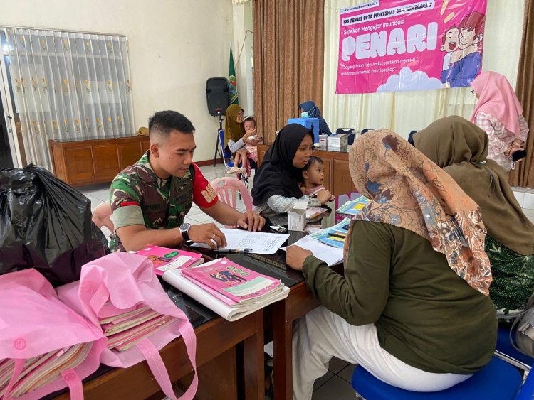 Pendampingan Posyandu, Sekaligus Sarana Komsos Seorang Babinsa