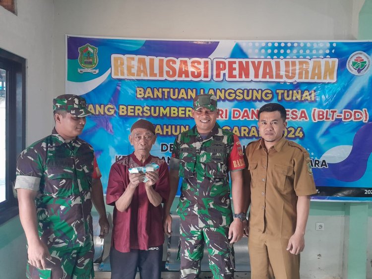 Babinsa Berharap Kedepan Penerima BLT DD Semakin Sedikit dan Semakin Meningkat Pertumbuhan Ekonomi
