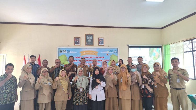 Babinsa 14 Madukara Hadiri Penilaian Lomba Sekolah Sehat di SLB N Banjarnegara