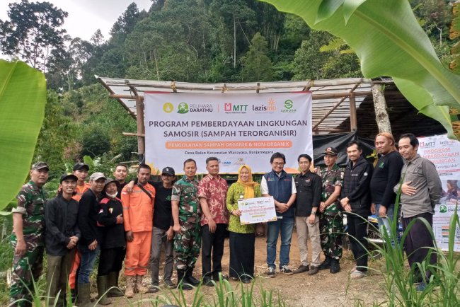 Danramil Wanayasa Tinjau Inovasi Pengolahan Sampah di Desa Balun