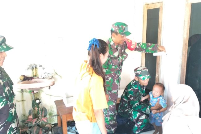 Babinsa Pendampingan Program Stunting