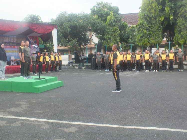TNI-Polri-Kejaksaan Banjarnegara Perkuat Sinergi melalui Apel Olahraga Bersama