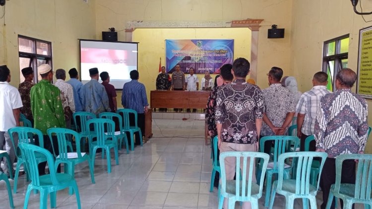 Babinsa Hadiri Rapat Musyawarah Desa Khusus di Desa Sered