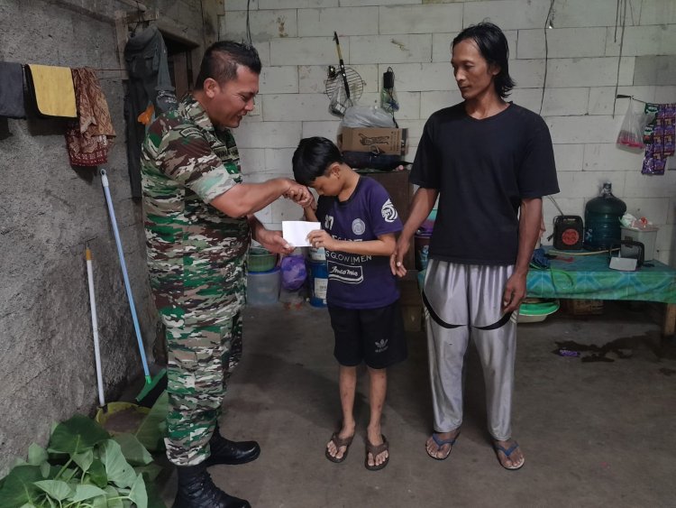 Jelang Hari Raya Idul Fiitri 1446 H Tahun 2025 Kodim 0704/Banjarnegara Salurkan Zakat Fitrah