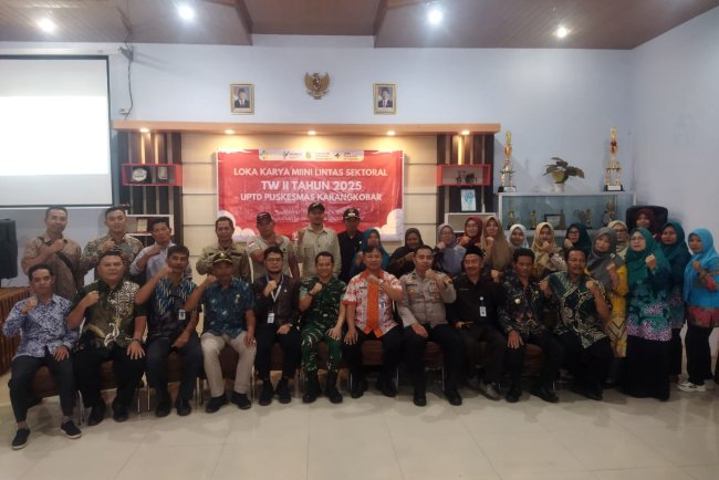 Danrami 04 Karangkobar  Hadiri Lokakarya Mini Linsek TW ll UPTD  Puskesmas Karangkobar