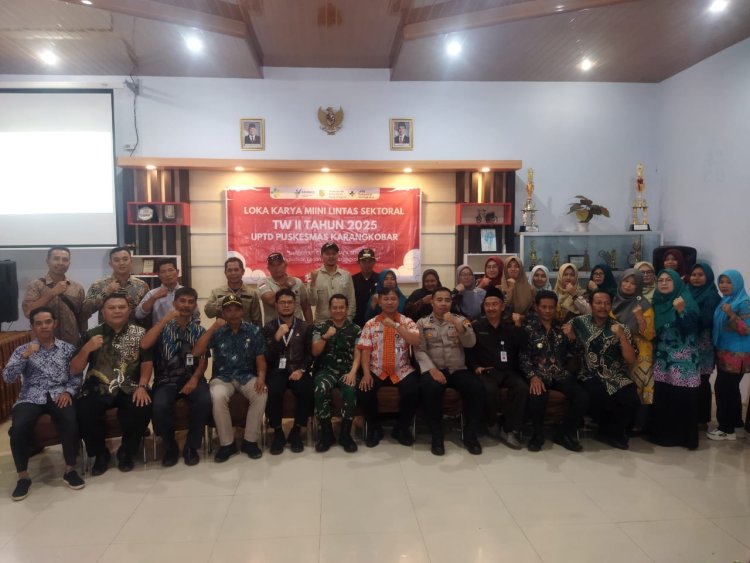 Danrami 04 Karangkobar  Hadiri Lokakarya Mini Linsek TW ll UPTD  Puskesmas Karangkobar