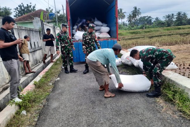Babinsa Wanadadi Dampingi Petani Jual Gabah Menjaga Harga Menguatkan Ketahanan Pangan