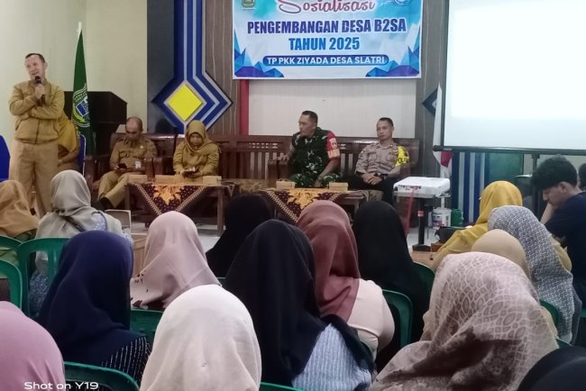 Mewakili Danramil Serka Heru Karmanto Menghadiri Sosialisasi Pengembangan Desa B2SA