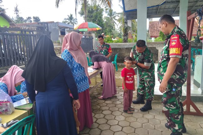 Babinsa pendampingan Posyandu