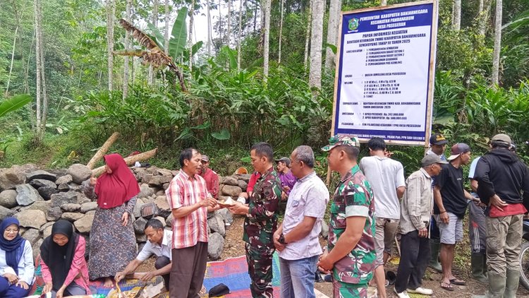 Dandim Pimpin Syukuran Pra TMMD Sengkuyung Tahap III
