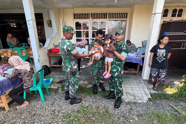 TNI AD Bersinergi dengan Pemerintah Cegah Stunting di Purwareja Klampok