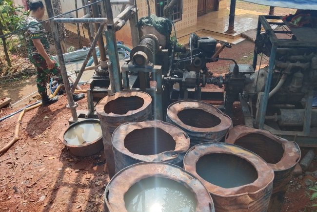 Satgas TMMD Reguler ke-125 Kodim 0710/Pekalongan Terus Kebut Pembuatan Sumur Bor di Desa Windurojo