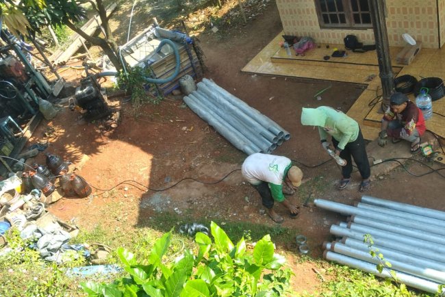 Satgas TMMD Kodim 0710/Pekalongan Siapkan Pemasangan Pipa dan Pompa Sibel di Desa Windurojo