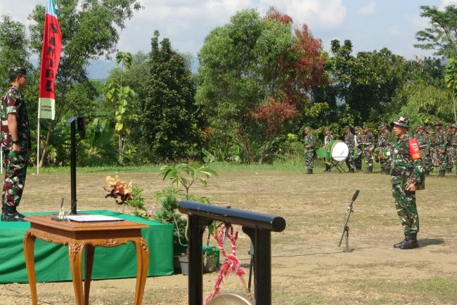 Dandim 0710/Pekalongan Bacakan Naskah Proyek TMMD Reguler ke-125: Infrastruktur dan Program Sosial Tuntas Dilaksanakan