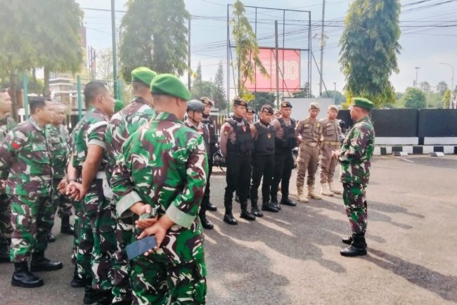Patroli Simpatik, Kodim Bersama Polres dan Satpol PP Ajak Warga Banjarnegara Cinta Damai