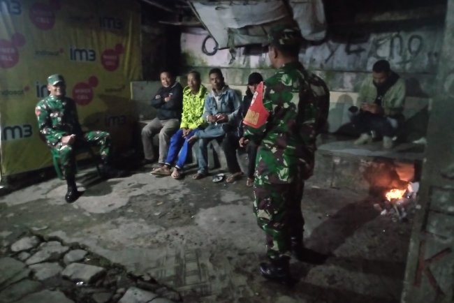 Babinsa Patroli Dan Pos Kamling Bentuk Nyata Kebersamaan