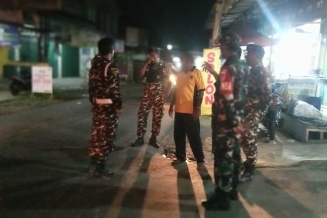 Koramil 14 Madukara Gelar Patroli Bersama Guna Ciptakan Kondisi Yang Aman