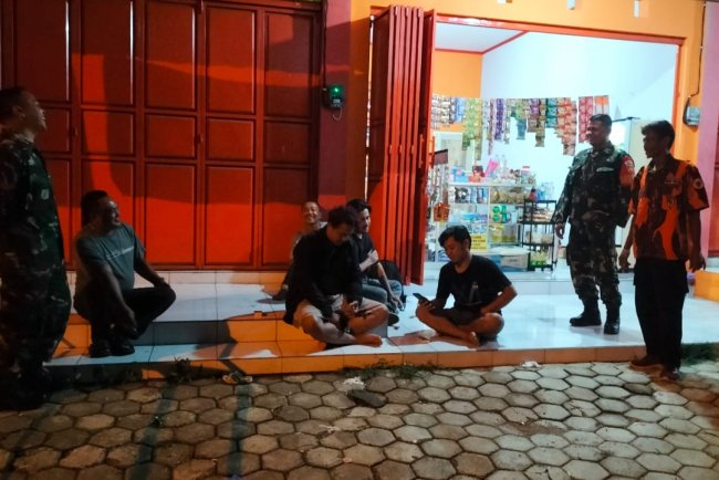 Koramil 11 Punggelan Gelar Patroli Malam Warga Punggelan Merasa Lebih Aman
