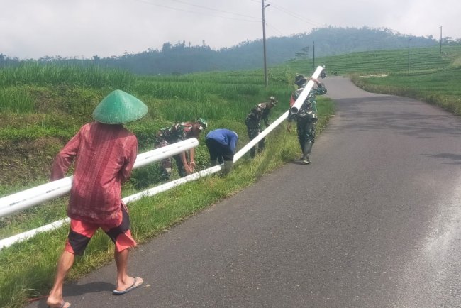 Danramil 06 Kalibening Kawal Program Pipanisasi untuk Ketahanan Pangan