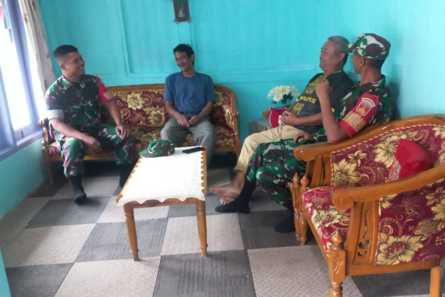 Terciptanya Hubungan Yang Erat Antara TNI Dengn Rakyat Babinsa Jalin Komsos