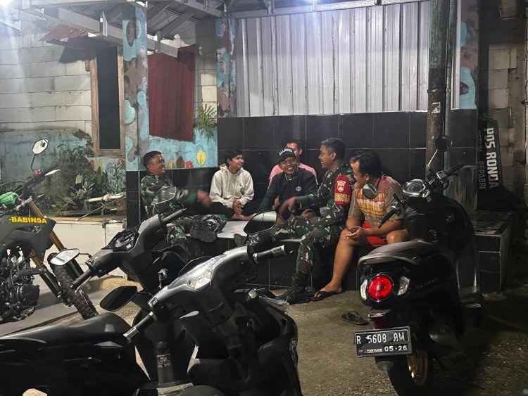 Babinsa sigap melaksanakan Patroli Wilayah ciptakan lingkungan yang aman dan kondusif