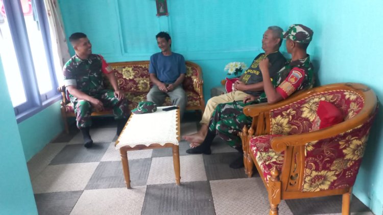 Terciptanya Hubungan Yang Erat Antara TNI Dengn Rakyat Babinsa Jalin Komsos