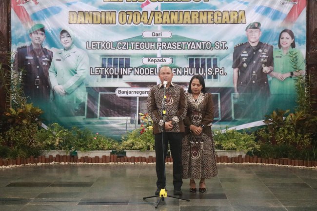 Letkol Nodelismen Hulu Resmi Pimpin Kodim 0704/Banjarnegara